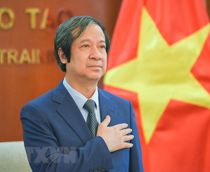 Bộ trưởng Bộ Giáo dục và Đào tạo Nguyễn Kim Sơn. (Ảnh: TTXVN phát)