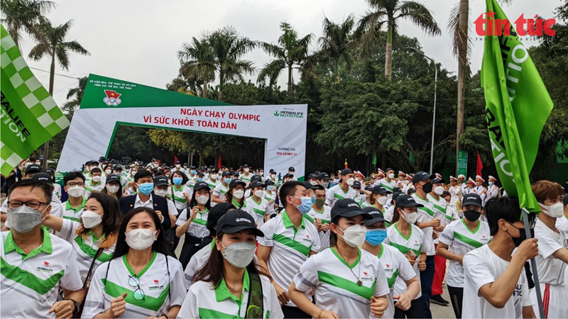 Bộ Văn hóa, Thể thao và Du lịch, Tổng cục Thể dục thể thao và Ban Tổ chức chương trình Vinh quang Thể thao Việt Nam tổ chức cuộc chạy hưởng ứng Ngày chạy Olympic vì sức khỏe toàn dân năm 2022 trong khuôn viên Trung tâm huấn luyện Thể thao Quốc gia Hà Nội.