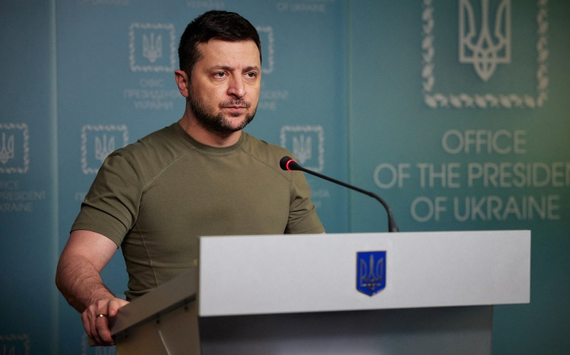  Tổng thống Ukraine Volodymyr Zelensky. (Ảnh: Reuters)