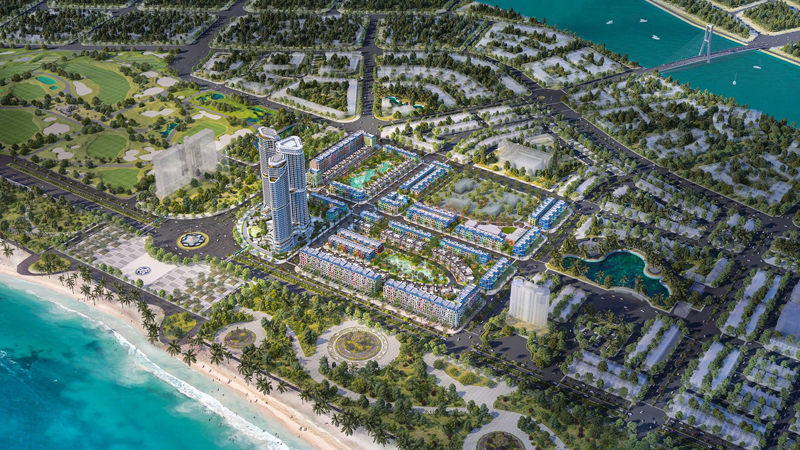 Phối cảnh dự án Khu đô thị Bảo Ninh 2 - La CELIA city.