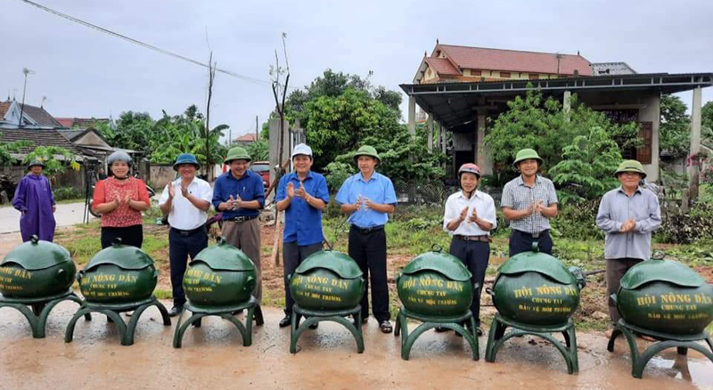 Các cấp Hội Nông dân tích cực, chủ động phối hợp bảo vệ môi trường.