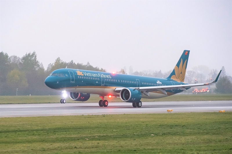 Máy bay của Vietnam Airlines. 