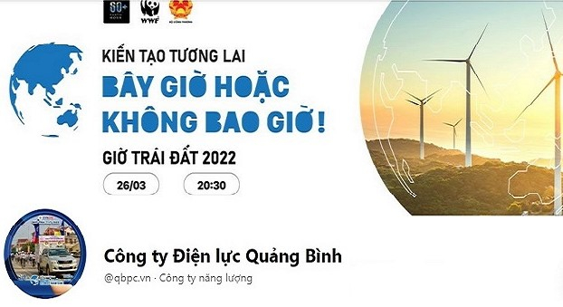 Sự kiện “Giờ trái đất” năm 2022 diễn ra từ 20 giờ 30 phút đến 21 giờ 30 phút ngày 26/3/2022