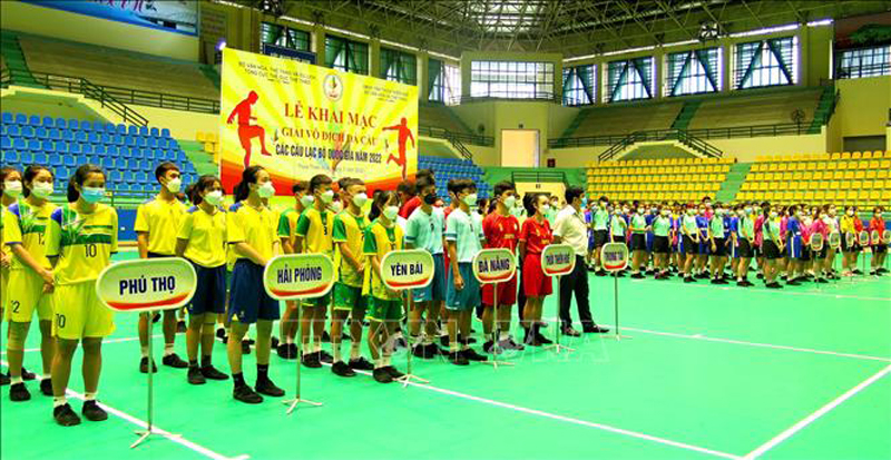 Các vận động viên tham dự Giải vô địch đá cầu các câu lạc bộ quốc gia năm 2022.