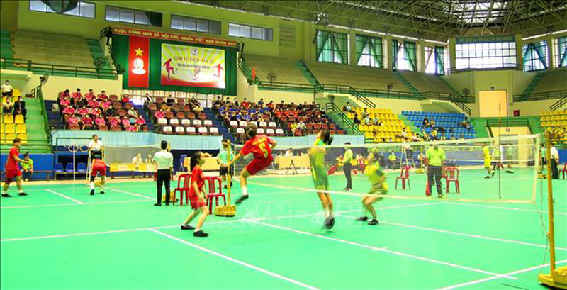 Các vận động viên tham gia thi đấu. 
