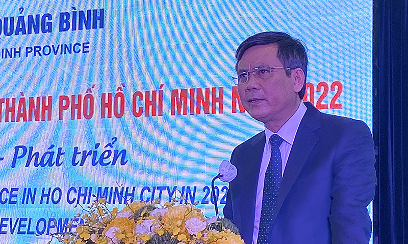 Đồng chí Chủ tịch UBND tỉnh Trần Thắng phát biểu tại hội nghị.