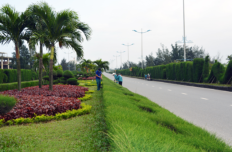 TP. Đồng Hới ngày càng xanh-sạch-đẹp.
