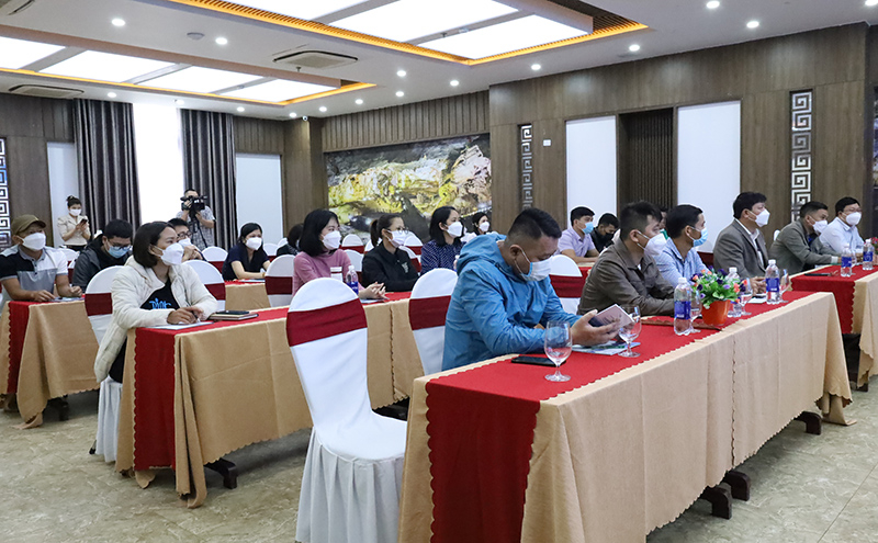 Tham gia lớp học có 30 học viên là HDV du lịch nội địa và HDV du lịch quốc tế do Sở Du lịch cấp thẻ.