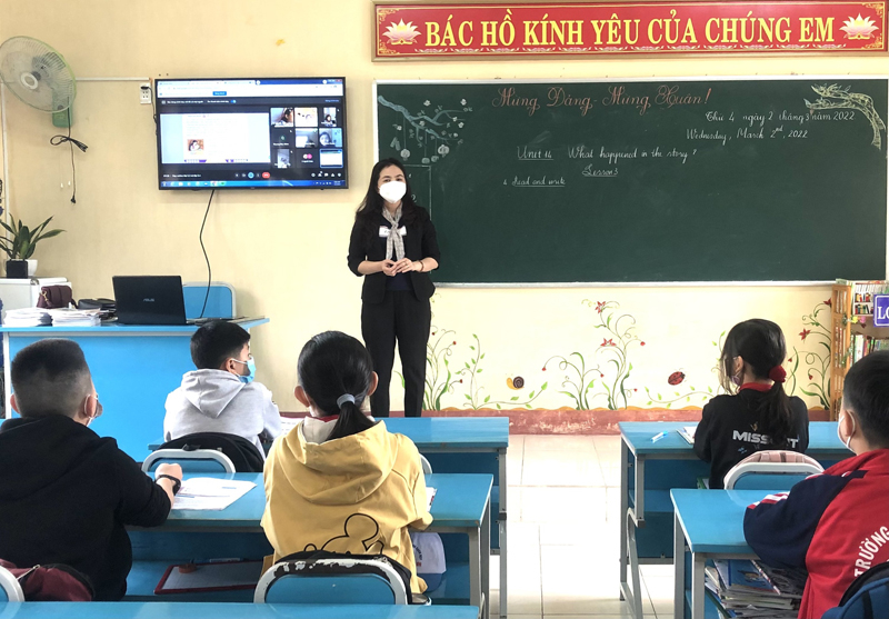 Những tiết học “2 trong 1” được Trường TH số 1 Nam Lý triển khai hiệu quả nhằm thích ứng an toàn với dịch Covid-19.