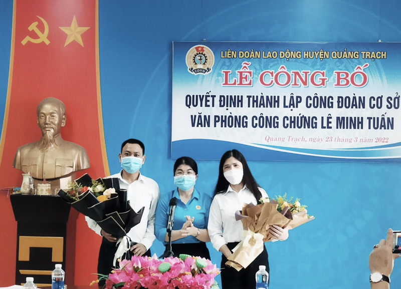 Công tác tuyên truyền, vận động thành lập CĐCS được các cấp công đoàn triển khai thực hiện hiệu quả trong những tháng đầu năm 2022.