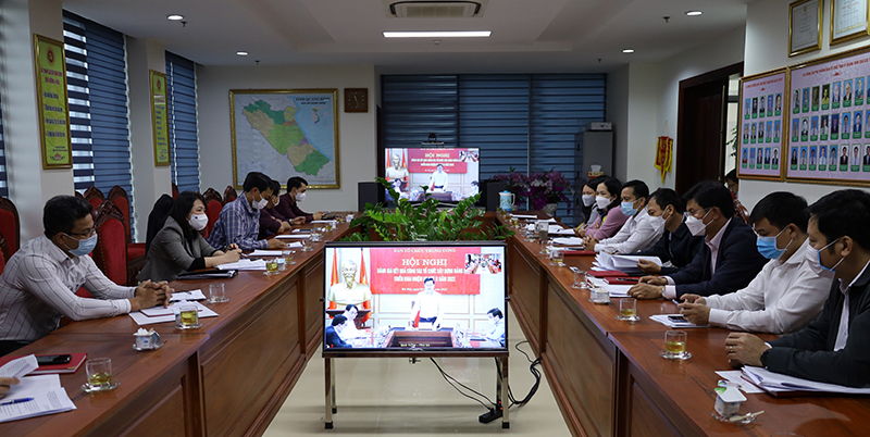 Đồng chí Phó trưởng Ban Thường trực Ban Tổ chức Trung ương Mai Văn Chính phát biểu kết luận hội nghị.