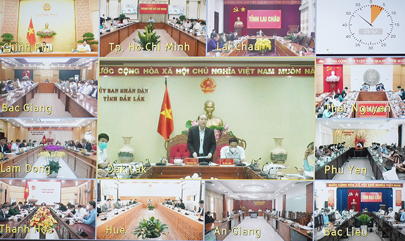 Điểm cầu các địa phương trong cả nước.