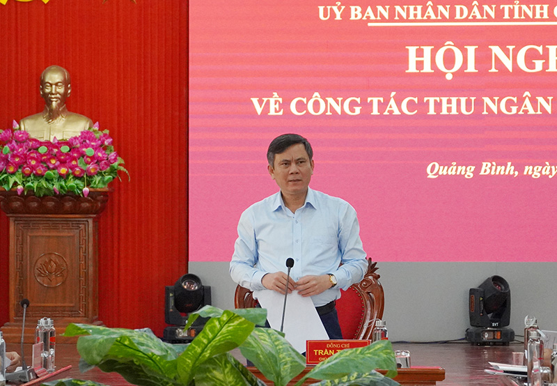 Đồng chí Chủ tịch UBND tỉnh Trần Thắng phát biểu kết luận buổi làm việc.