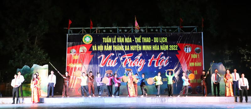 Một tiết mục văn nghệ tại Chương trình  