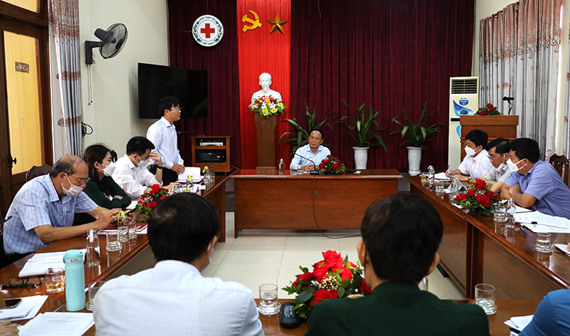 Toàn cảnh buổi làm việc.