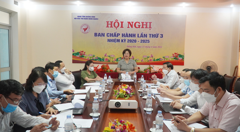 Toàn cảnh hội nghị Ban Chấp hành Hội BTBNN tỉnh lần thứ 3, nhiệm kỳ 2020-2025.