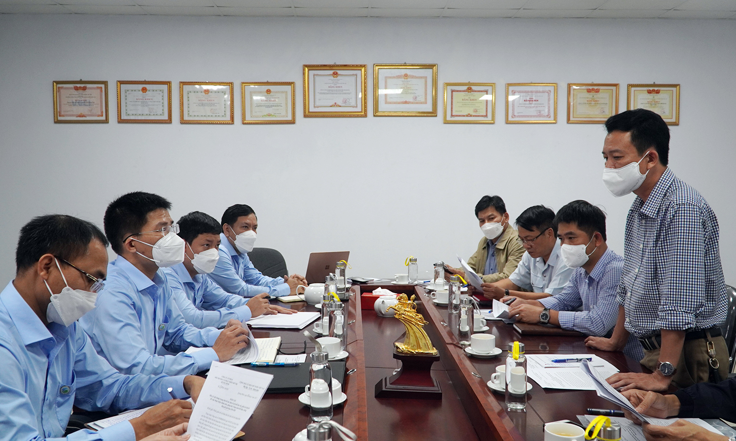  Đồng chí Trần Quang Minh phát biểu kết luận tại buổi giám sát