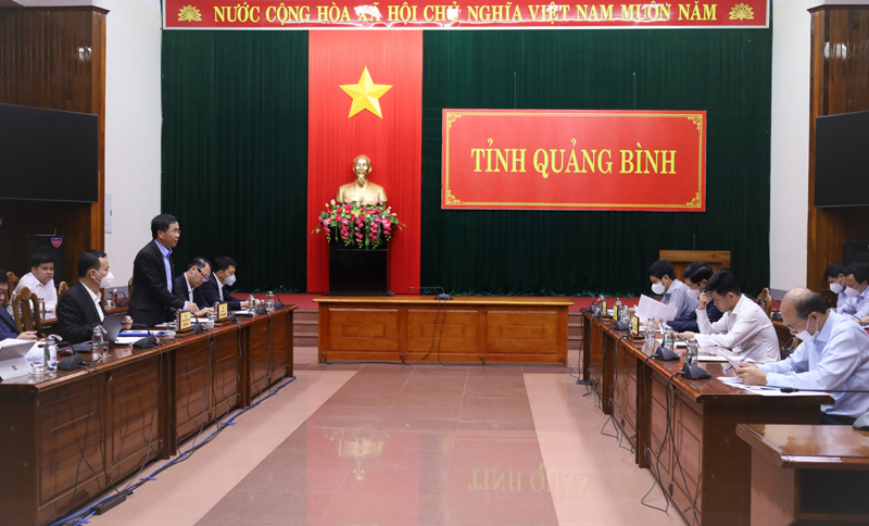 Toàn cảnh buổi làm việc.