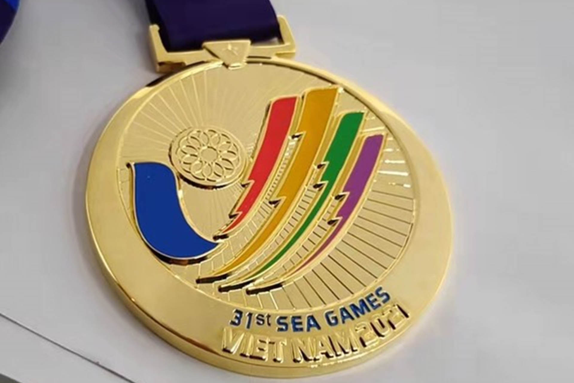 Huy chương Vàng SEA Games 31 với hình tượng 