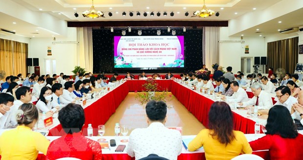 Quang cảnh Hội thảo. (Ảnh: Tá Chuyên/TTXVN)