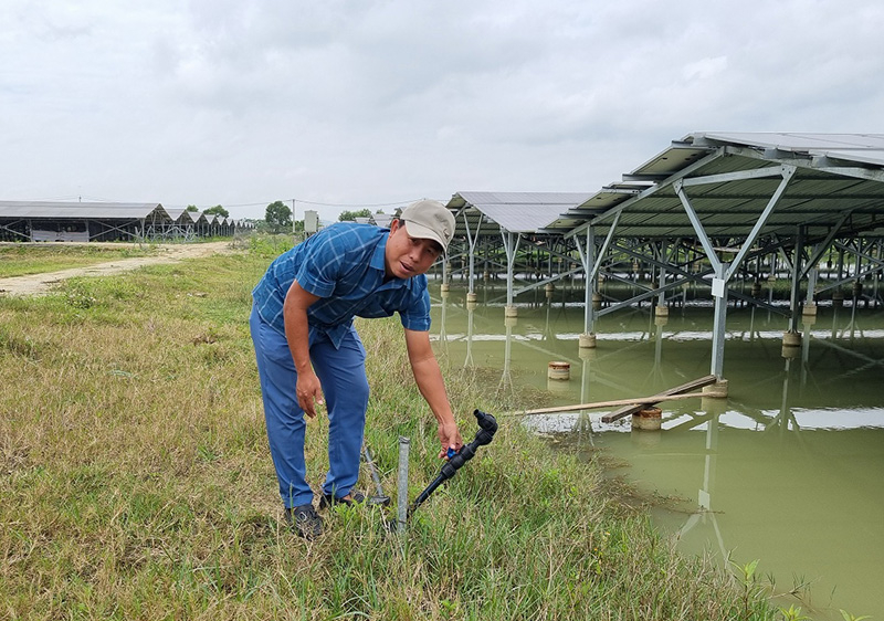 Mô hình kinh tế của anh Tuấn đã tạo công ăn việc làm cho nhiều lao động tại địa phương.