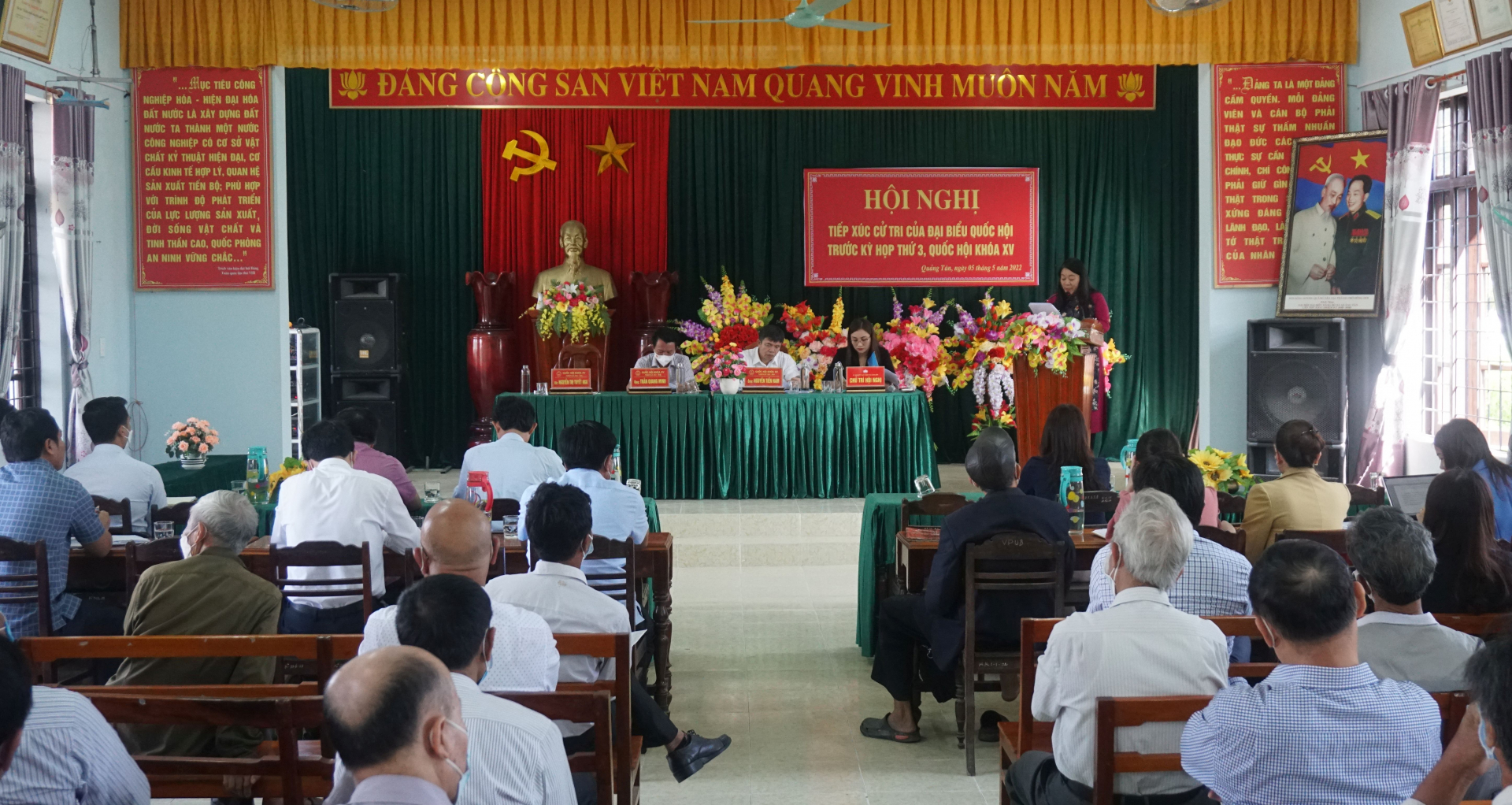 Toàn cảnh buổi TXCT tại TX.Ba Đồn.