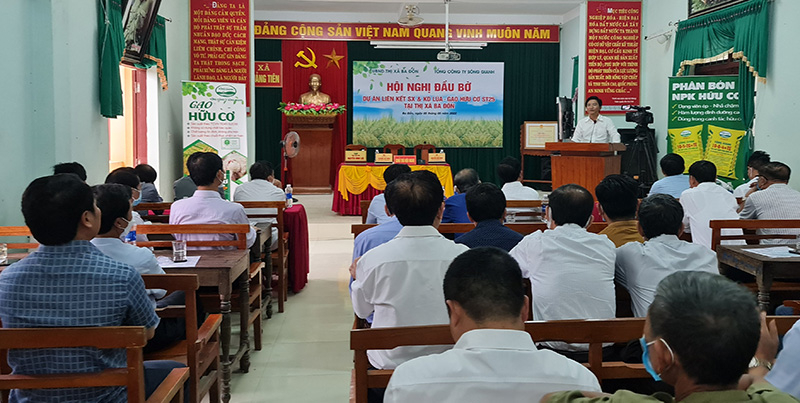 Toàn cảnh hội nghị hội thảo đánh giá đầu bờ dự án liên kết .