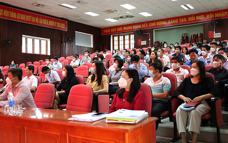 Các học viên tham gia lớp bồi dưỡng.