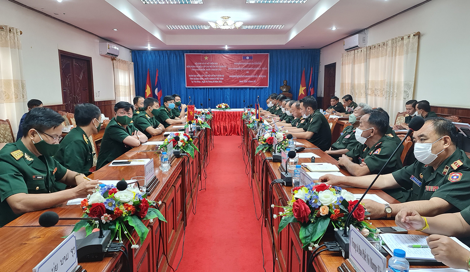 Toàn cảnh buổi hội đàm