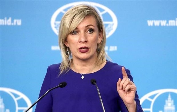 Người phát ngôn Bộ Ngoại giao Nga Maria Zakharova. (Ảnh: TASS/TTXVN)