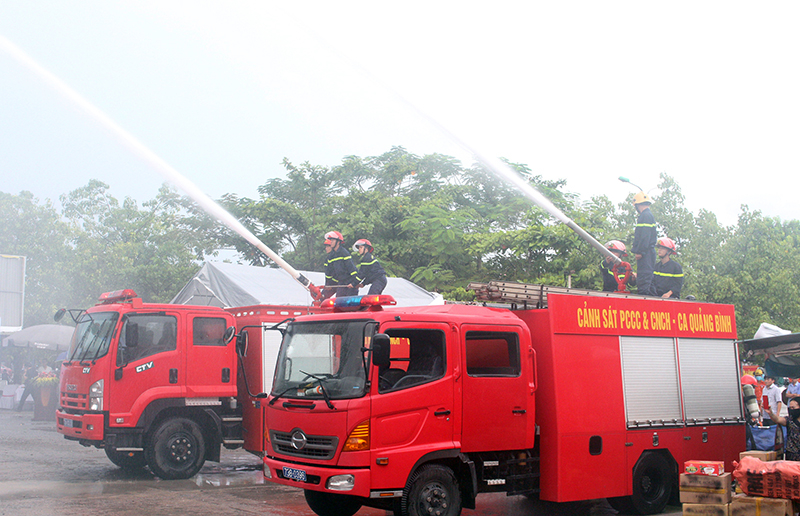 Công tác diễn tập PCCC ở KDC luôn được triển khai hàng năm.