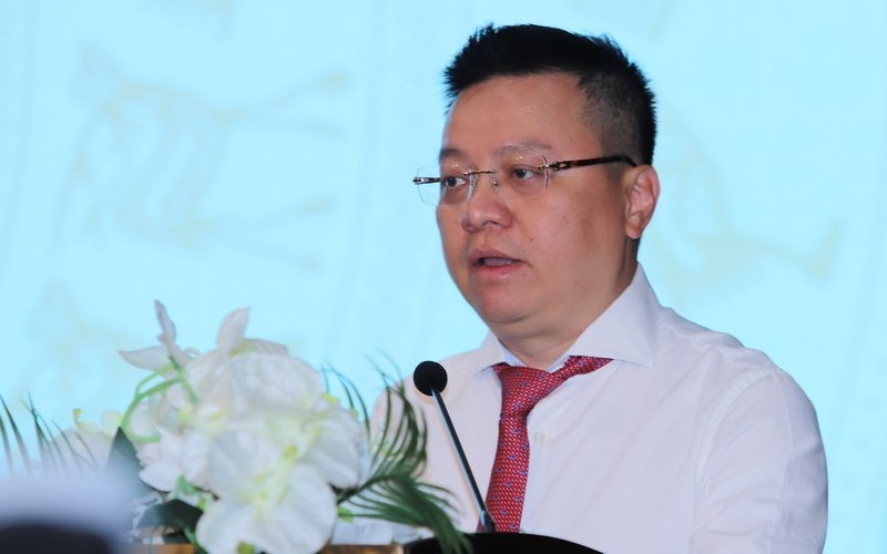 Đồng chí Lê Quốc Minh phát biểu bế mạc Hội nghị. 