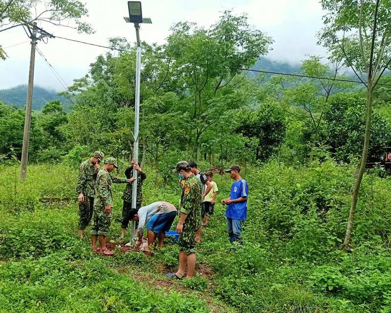 Nhiều công, trình việc làm ý nghĩa của BĐBP tỉnh cho nhân dân khu vực biên giới tiếp tục tạo niềm tin sâu sắc trong nhân dân và cấp ủy, chính quyền địa phương.