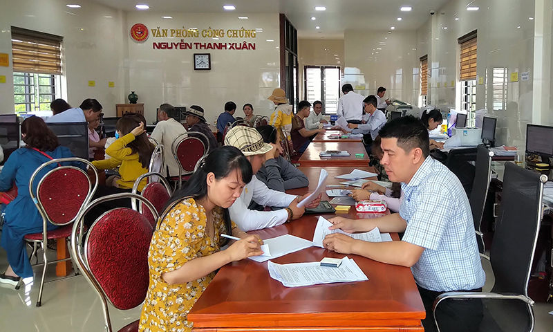 Quản lý chặt giao dịch BĐS tại các tổ chức hành nghề công chứng là biện pháp hiệu quả chống thất thu thuế.