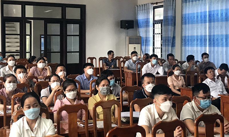 Học viên tham dự lễ khai giảng