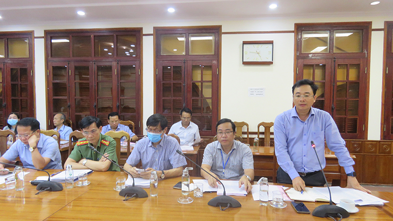 Đại diện các sở, ngành đóng góp nhiều ký kiến quan trọng tại cuộc họp