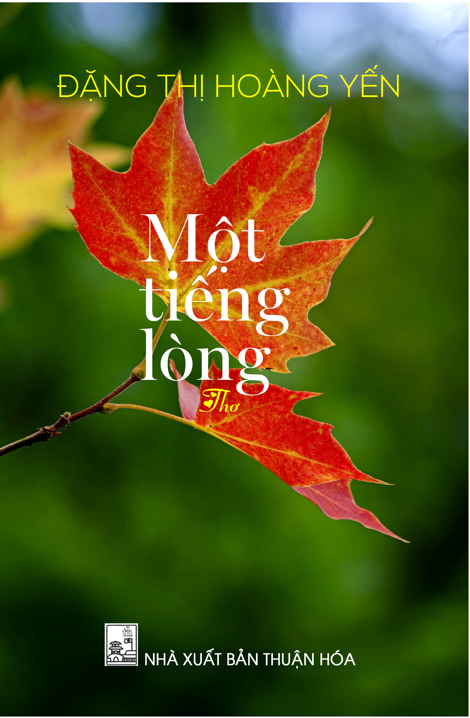 Bìa tập thơ  
