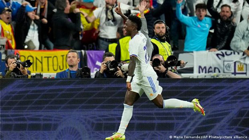 Vinicius Junior mang chiến thắng về cho Real Madrid. (Nguồn: Getty Images)