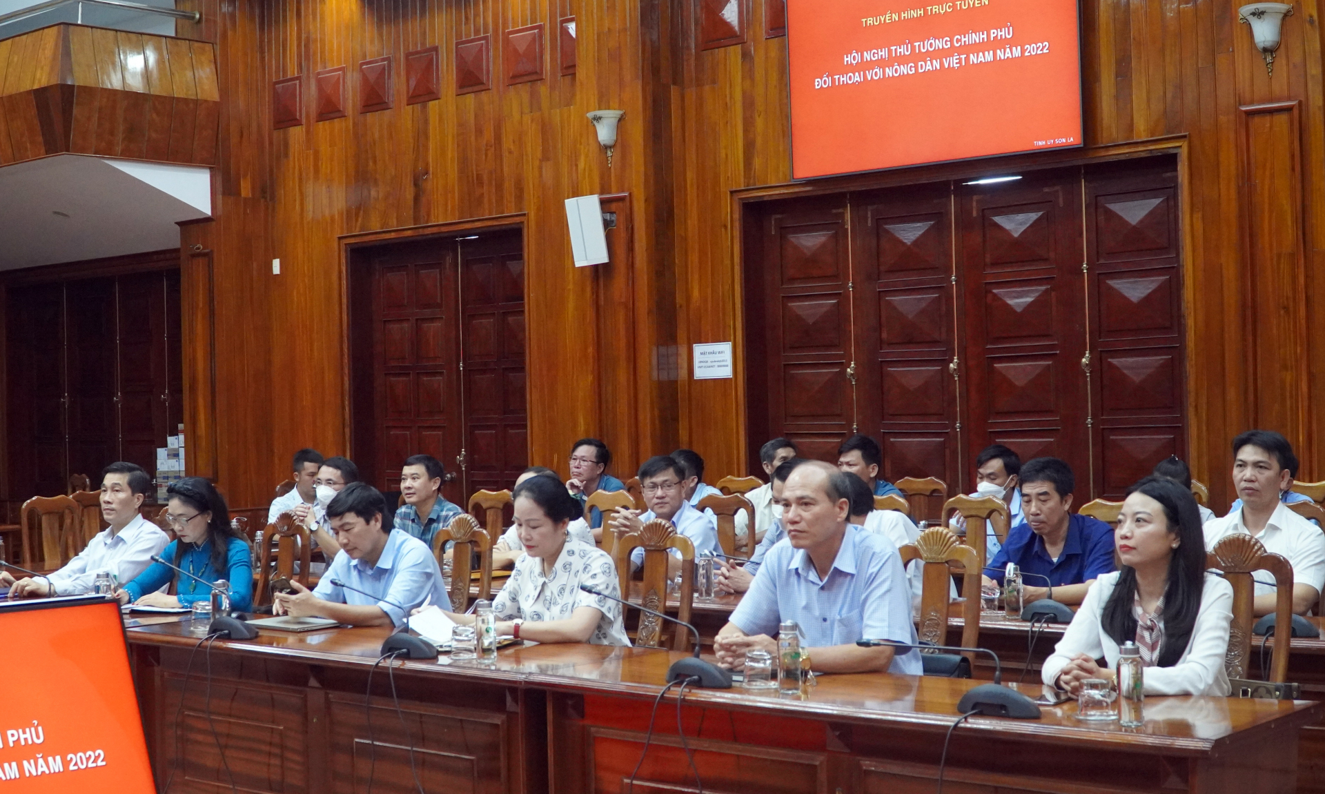 Đại biểu dự chương trình tại điểm cầu Quảng Bình.