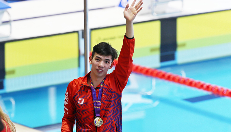 VĐV Nguyễn Huy Hoàng.