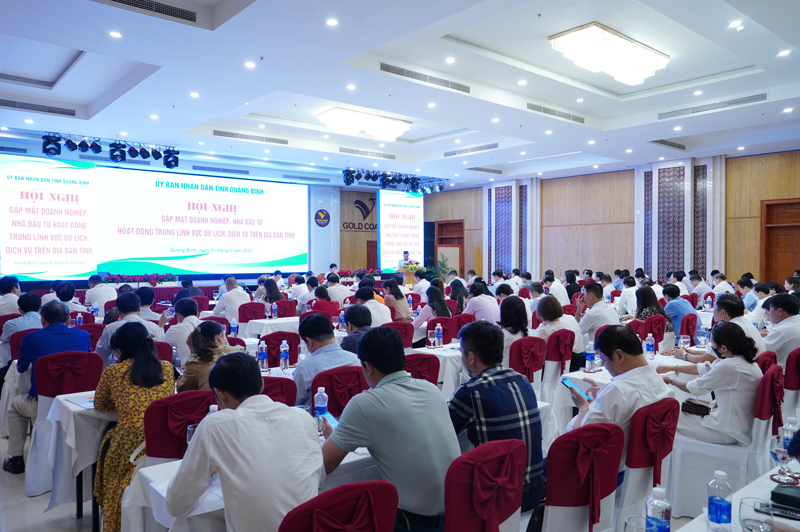 Hội nghị có sự tham gia của đông đảo doanh nghiệp, nhà đầu tư lĩnh vực du lịch, dịch vụ.