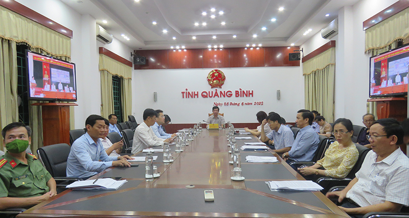 Hội nghị tại điểm cầu Quảng Bình
