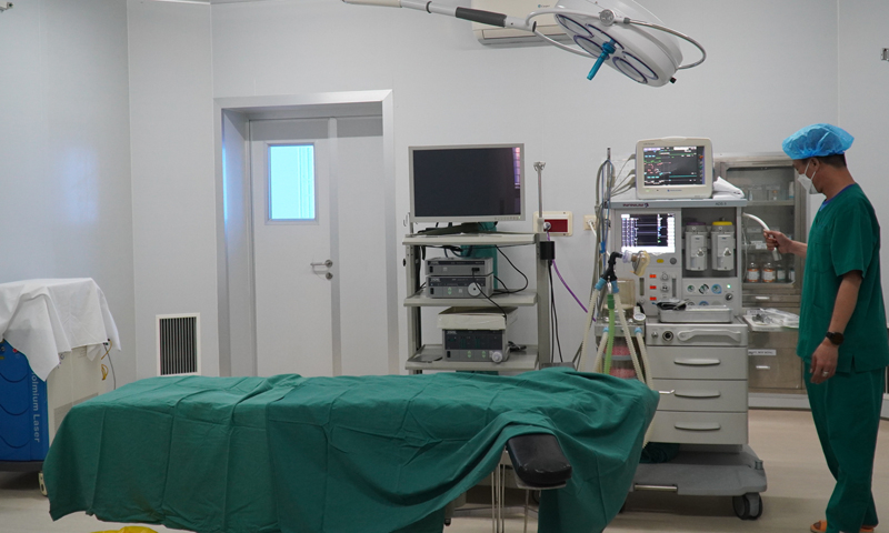 Các bệnh viện tuyến huyện được quan tâm đầu tư trang thiết bị y tế hiện đại để đáp ứng ngày càng cao nhu cầu chăm sóc sức khỏe cho Nhân dân.