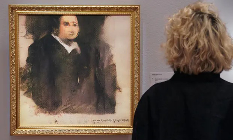 Chân dung Edmond Bellamy tại Christie’s ở New York. Ảnh: AFP/Getty Images