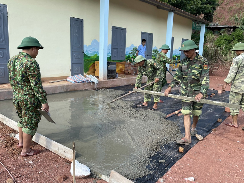 ĐVTN BĐBP tỉnh thực hiện nhiều công trình, việc làm ý nghĩa cho người dân biên giới.