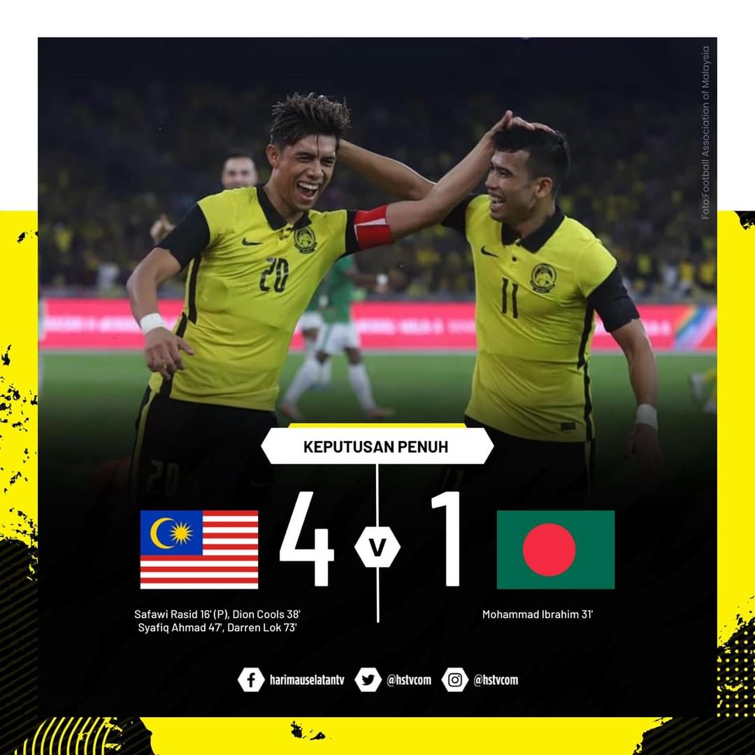 Malaysia giành chiến thắng trước Bangladesh để đoạt vé tới Asian Cup 2023.