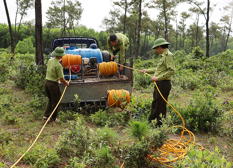 Hệ thống máy bơm nước CCR gắn trên xe ô tô dễ dàng tiếp cận với các địa hình đồi núi.
