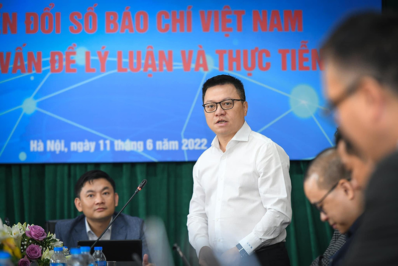 Ông Lê Quốc Minh, Ủy viên Trung ương Đảng, Phó Trưởng ban Tuyên giáo Trung ương, Tổng Biên tập Báo Nhân Dân, Chủ tịch Hội Nhà báo Việt Nam. Ảnh: NVCC