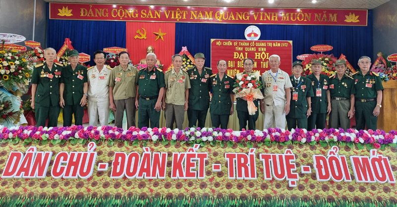  Ra mắt ban chấp hành Hội Chiến sĩ Thành cổ Quảng Trị năm 1972 tỉnh Quảng Bình nhiệm kỳ 2021-2026. 