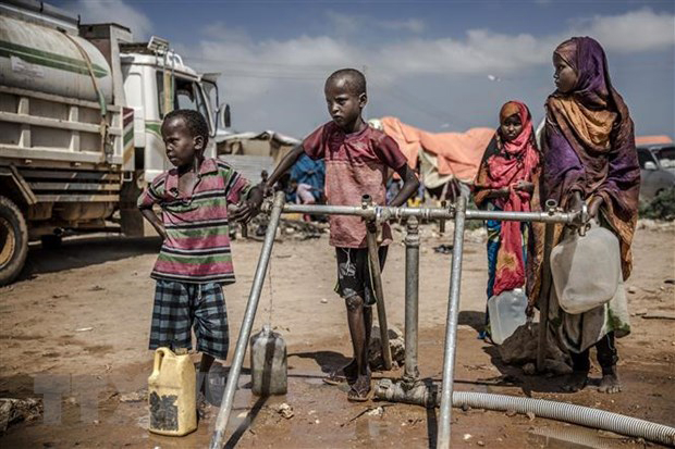 Trẻ em ở Beledweyne, Somalia. (Ảnh: AFP/TTXVN)